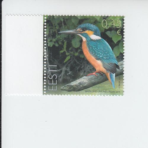 2014 Estonia Kingfisher Bird of the Year (Scott 755) MNH