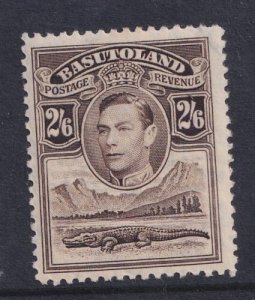 1938    BASUTOLAND  -  SG:26  -  2/6d  SEPIA - KGVI - MOUNTED MINT 