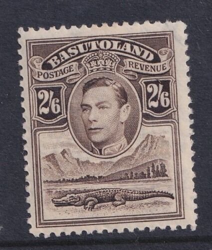 1938    BASUTOLAND  -  SG:26  -  2/6d  SEPIA - KGVI - MOUNTED MINT 