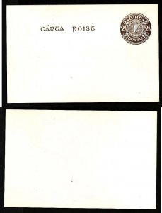 Ireland- cover-2&1/2p- id1-unused postal stationery postal card-