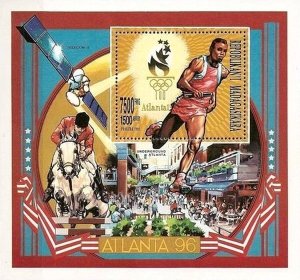 Madagascar 1994 MNH Stamps Souvenir Sheet Scott 1173Q Sport Olympic Games Horses