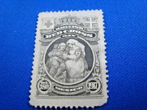 MEXICO 1917 RED CROSS STAMP          (gg)