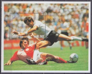 1997 Lesotho 1217/B121 1998 FIFA World Cup in France