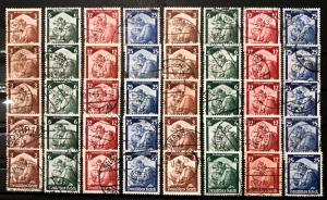 German Empire: 1935 Saar Referendum Set x10 CDS