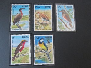 Kenya 1984 Sc 288-92 bird set MNH