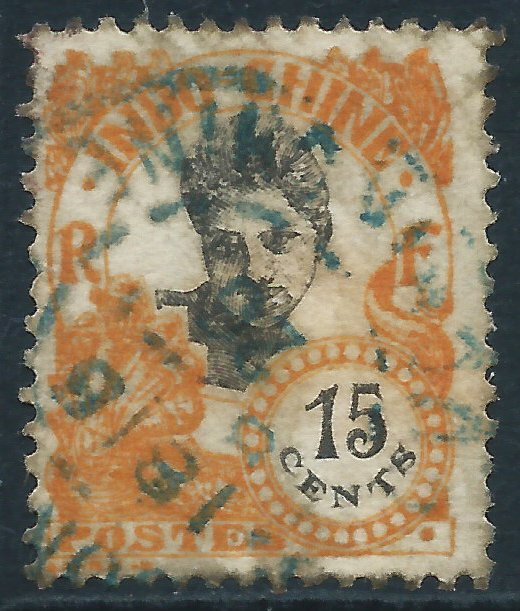 Indo-China, Sc #110, 15c Used