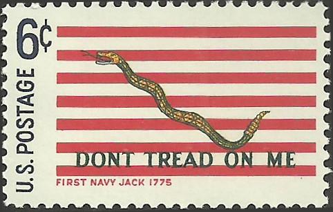 # 1354 MINT NEVER HINGED FIRST NAVY JACK 1775