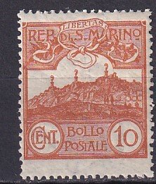 1903-25 - SAN MARINO - Scott #46 - MH *