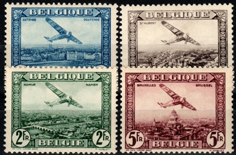 Belgium #C1-4 F-VF Unused CV $6.95 (X915)