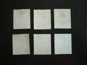 Stamps - Brunei - Scott# 85-93 - Used Part Set of 6 Stamps