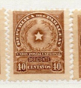 Paraguay 1913 Early Issue Fine Mint Hinged 40c. NW-175640