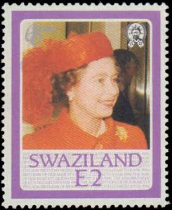 Swaziland  #490-494, Complete Set(5), 1986, Royalty, Never Hinged