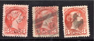 Canada 37b Used Set of 3