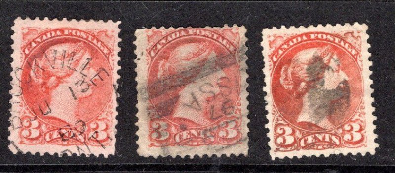 Canada 37b Used Set of 3