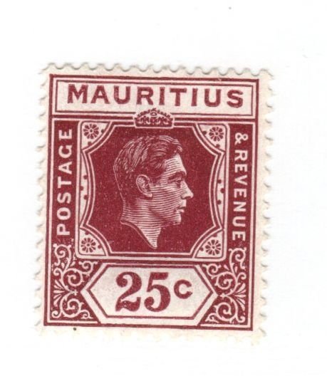 Mauritius #218 MH - CAT VALUE $6.00