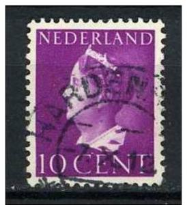 Netherlands 1940  Scott 218 used  10c, Queen Wilhelmina 