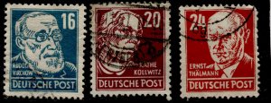 DDR #10N35-10N37 Famous People Heads - Used