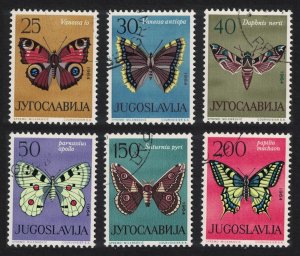 Yugoslavia Butterflies 6v 1964 CTO SG#1110-1115