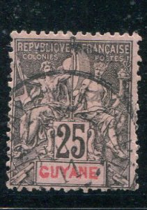 French Guiana #42 Used  - Make Me A Reasonable Offer