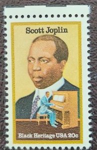 US Scott # 2044; 20c Scott Joplin from 1983; MNH, og; VF centering