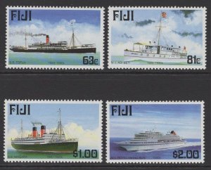 FIJI SG1044/7 1999 MARITIME PAST & PRESENT MNH