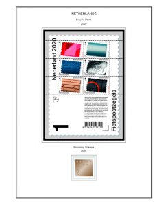 COLOR PRINTED NETHERLANDS 2011-2020 STAMP ALBUM PAGES (159 illustrated pages)
