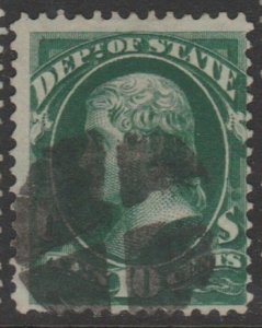 U.S. Scott #O62 Jefferson - Dept. of State - Official Stamp - Used Single