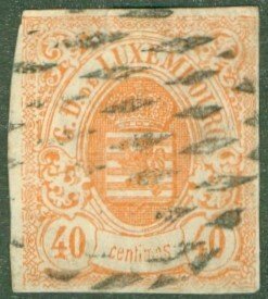 LUXEMBOURG 12 USED (RL) 5434 CV $240.00 BIN $60.00