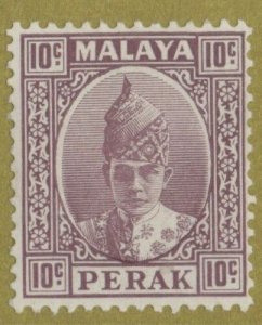 Malaysian states - Perak 1938 SG112 10c dull purple - mounted mint 
