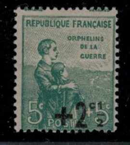 France 1922 SG389 War Orphan's Surcharge Issue - MH