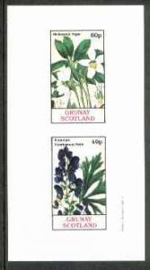 Grunay 1982 Flowers #04 (Helleborus & Aconitum) imper...