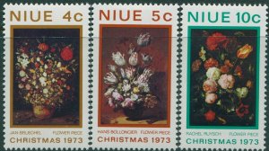 Niue 1973 SG179-181 Christmas set MNH