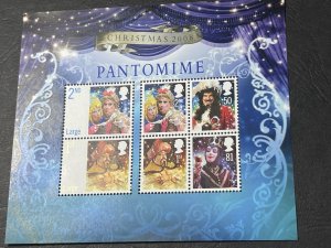 GREAT BRITAIN # 2607--MINT/NEVER HINGED-SHEET OF SIX--PANTOMIME--2008