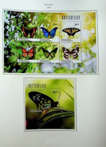 MICRONESIA Sc 1113-6 NH 2MINISHEET+2S/S OF 2014 - BUTTERFLIES - (JO23)