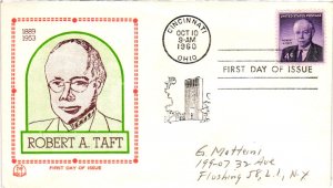 #1161 Robert Taft – Tri Color Cachet