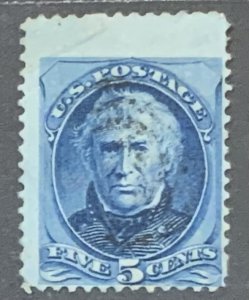 USA 1875 5c ZACHARY TAYLOR SCOTT #179 SG181 HUGE SIZED STAMP