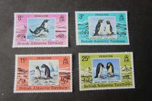 British Antarctic 1979 Sc 72-75 set MNH