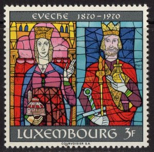 Thematic stamps LUXEMBOURG 1970 DIOCESE 858 mint