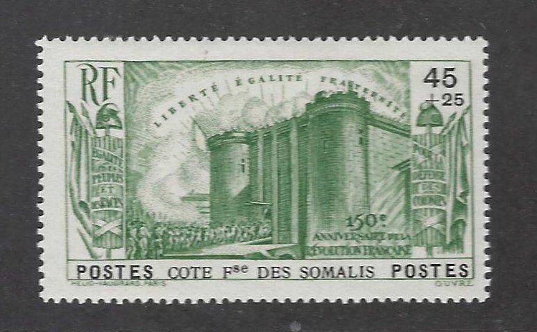 French Somalia SC B3 Mint F-VF SCV$10.00...Worth a Close Look!