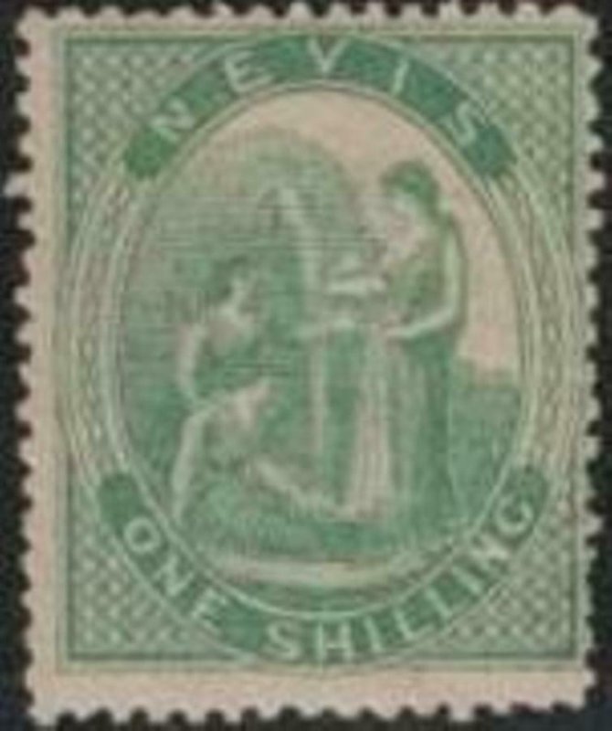Nevis 1876 SC 17 Mint