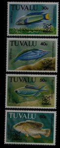 Tuvalu 629-32 MNH Fishes SCV6.90