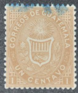 DYNAMITE Stamps: Guatemala Scott #1  USED