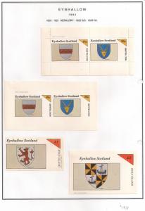 SCOTLAND - EYNHALLOW - 1982 - Heraldry- Perf, Imp 2v, Souv, D/L Sheets - MLH