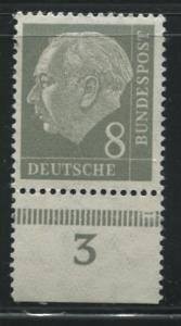 Germany 707       MNH Margin Number 