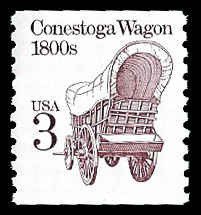 PCBstamps   US #2252a 3c Conestoga Wagon, coil, (shiny), MNH, (2)
