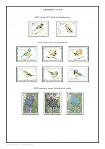 Netherlands Nederland 1852-2020 PDF(DIGITAL) STAMP ALBUM PAGES