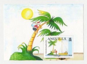 Anguilla 2004 - Christmas Santa - Souvenir Stamp Sheet - Scott #1132 - MNH