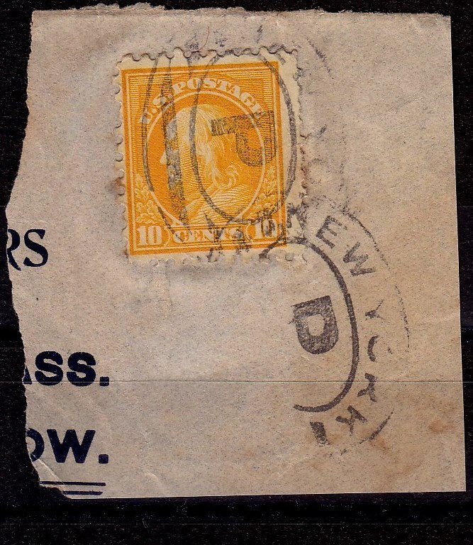 US,1912/14,Franklin on Piece