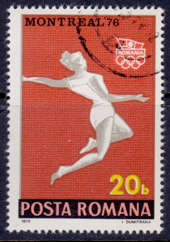 Romania, 1976, Olympic Games- Montreal, 20b, used**