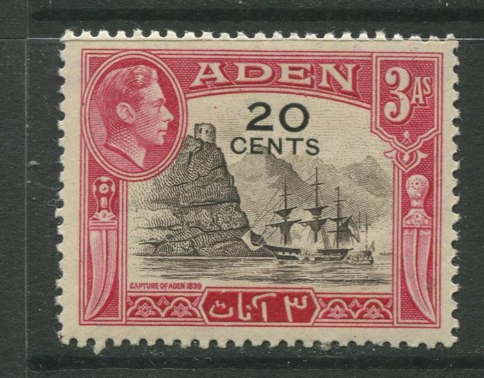 STAMP STATION PERTH Aden #39 KGVI Definitive Overprint Issue 1951 MNH CV$0.50.